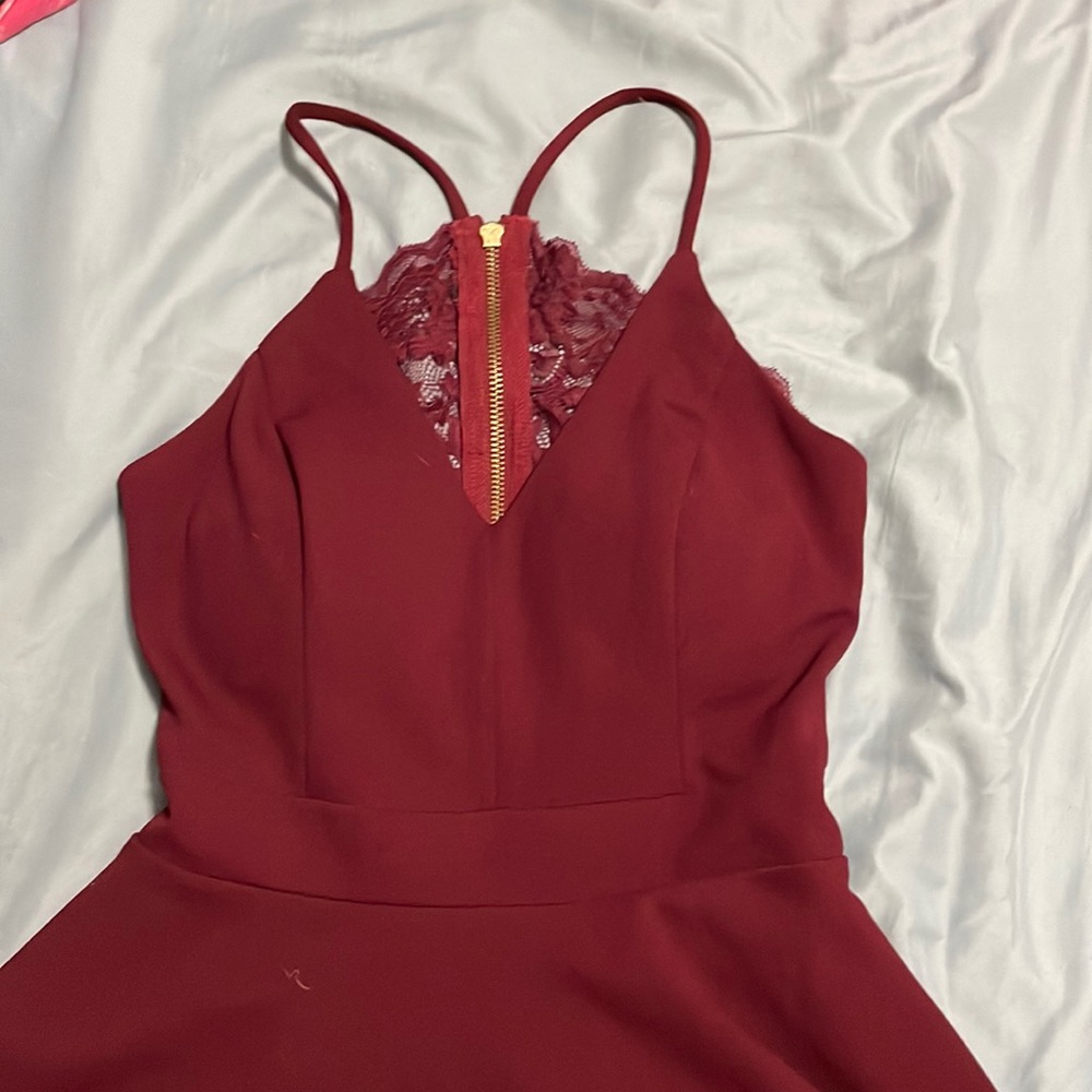 Camille Red homecoming dress